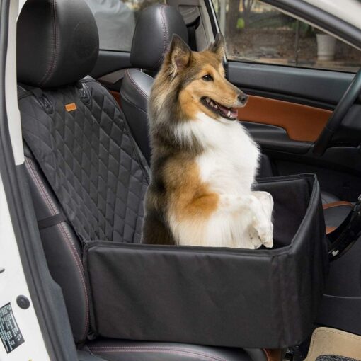 Housse protection siège avant voiture chien