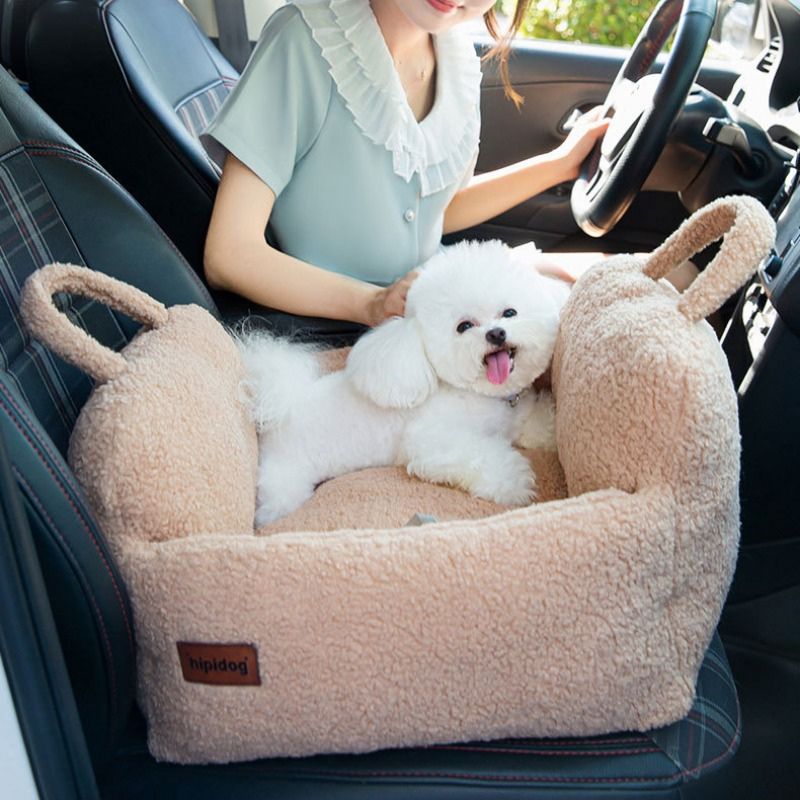 Siège de voiture portable pour chien, coussin de protection de