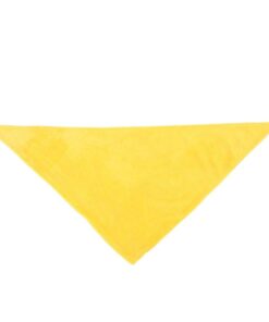 Bandana chien jaune tissu