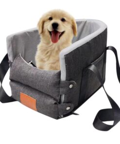 Siège de voiture portable pour animaux de compagnie, sacs de voyage pour  chiens et chats, console